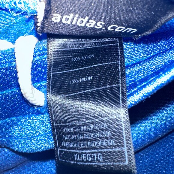 Adidas Vintage UCLA Blue Basketball Shorts with Yellow and White Accents - Picture 5 of 6